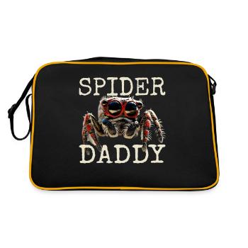 Araignée Père Araignée Papa Tarentules Papa Araignée - Sac Retro - noir/or - Dos