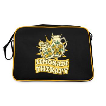 Lemonade Therapy Lemonade Seller Lemonade - Retro Bag - black/gold - Back
