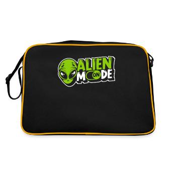 Mode extraterrestre sur Außerirdischer Ufo Conspiracy Alien - Sac Retro - noir/or - Dos