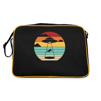 Conspiration extraterrestre OVNI - Sac Retro - noir/or - Dos