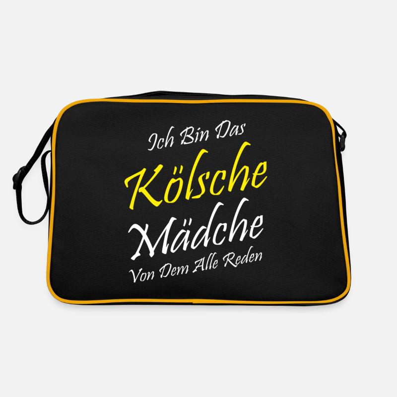 Kölsche Mädche Kölle Kölsch Kölner Karneval Köln Retro Tasche