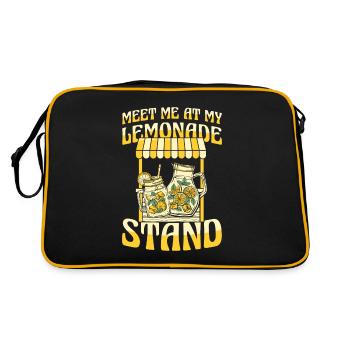 Retrouvez-moi à mon stand de limonade Limonade - Sac Retro - noir/or - Dos
