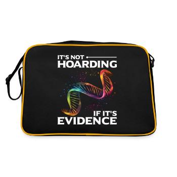 Gerichtsmediziner und Forensischer Analyst - Retro Tasche - Schwarz/Gold - Hinten
