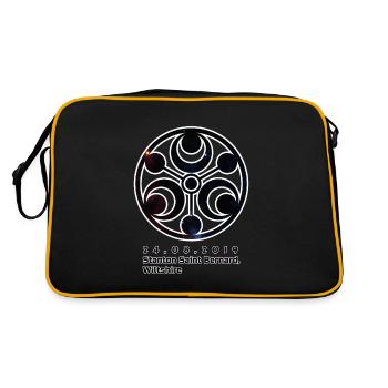 Station Saints Bernard Crop Circle, Wiltshire 24-0 - Sac Retro - noir/or - Dos