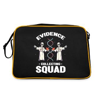 Gerichtsmediziner und Forensischer Analyst - Retro Tasche - Schwarz/Gold - Hinten