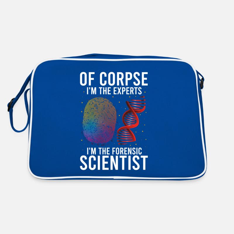 Forensischer Wissenschaftlicher Ermittler Retro Tasche