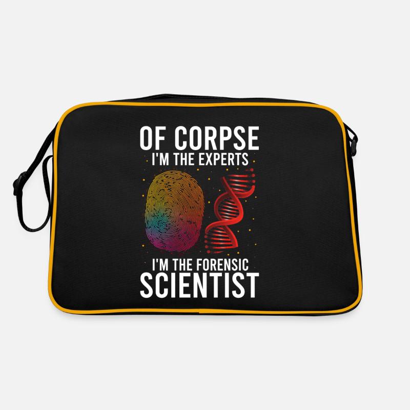 Forensischer Wissenschaftlicher Ermittler Retro Tasche