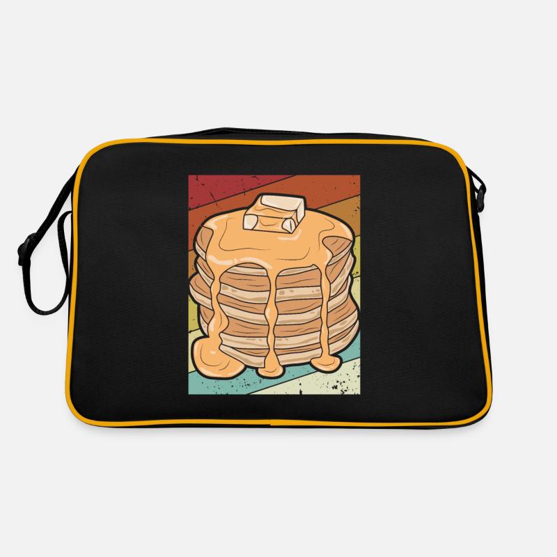 Retro Recipes Flapjack Griddlecake Lover Pancake Retro Bag
