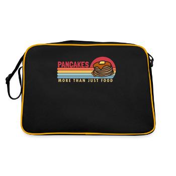 Pancakes more than Food Recipes Griddlecake - Retro Bag - black/gold - Back