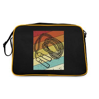 Vitesse de saut rétro saut saut professionnel - Sac Retro - noir/or - Dos