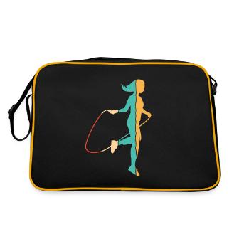 Vitesse de saut rétro saut saut professionnel - Sac Retro - noir/or - Dos