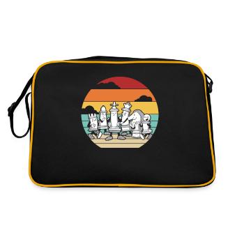 Retro Queen Player Grandmaster Professional Chess - Retro Bag - black/gold - Back