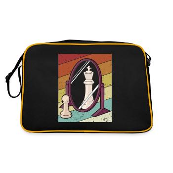 Retro Player Grandmaster Queen Professional Chess - Retro Bag - black/gold - Back