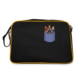 Chess Chest Pocket Player Grandmaster Queen Chess - Retro Bag - black/gold - Back