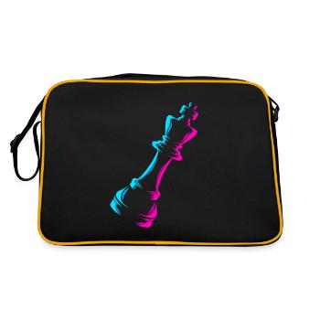 Grandmaster Queen Player Professional Chess - Retro Bag - black/gold - Back