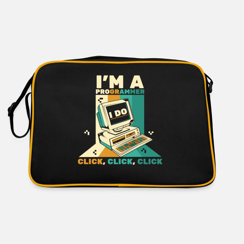 I'm A Programmer Click Softwareingenieur Coder Retro Tasche