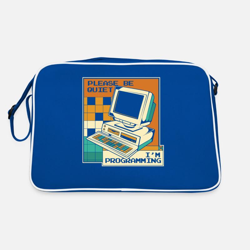 Please Be Quiet Softwareingenieur Developer Retro Tasche