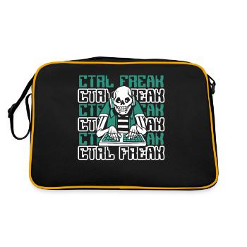 CTRL Freak Software Developer Developer - Retro Bag - black/gold - Back