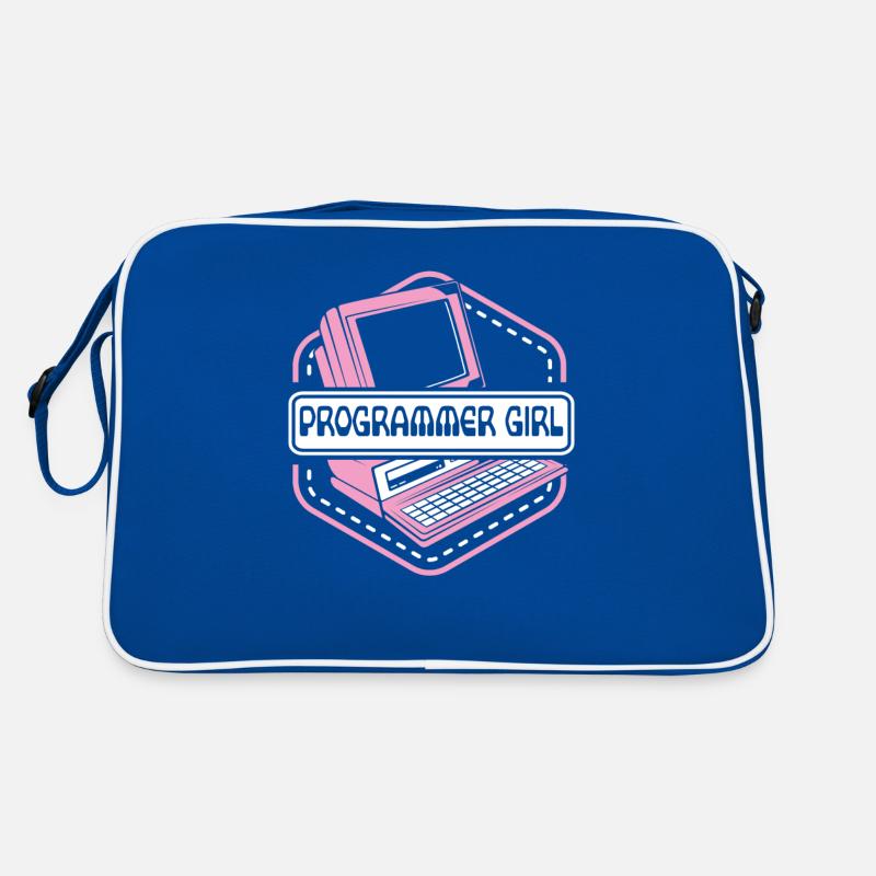 Programmer Girl Softwareingenieur Developer Retro Tasche