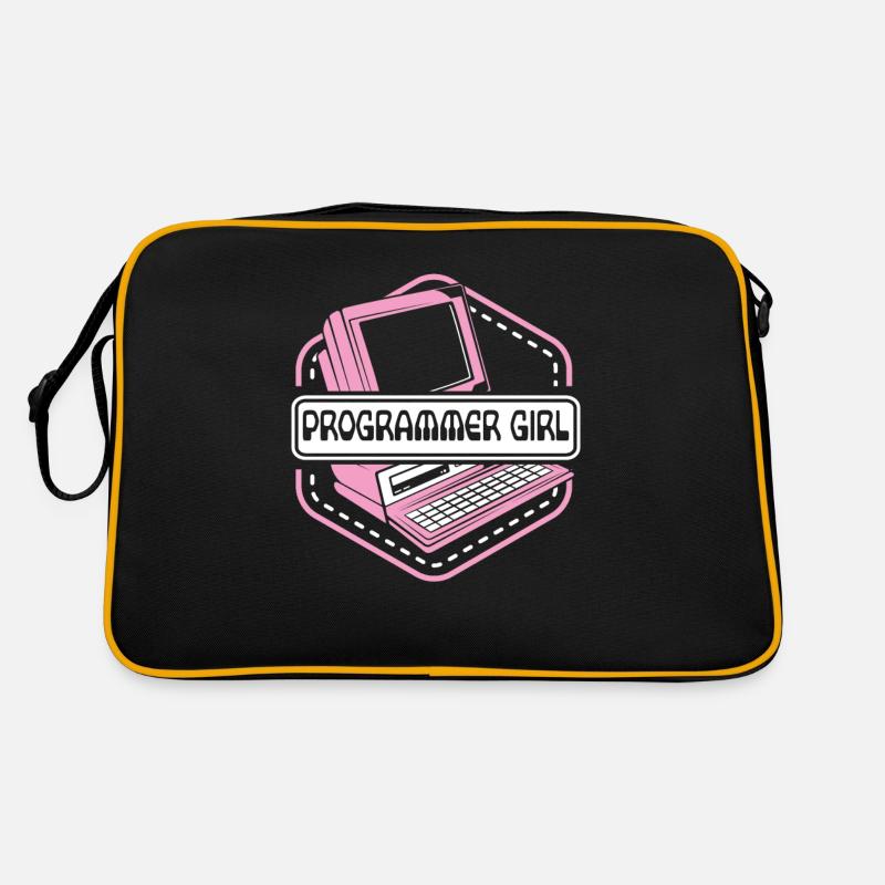 Programmer Girl Software Engineer Developer Retro Bag