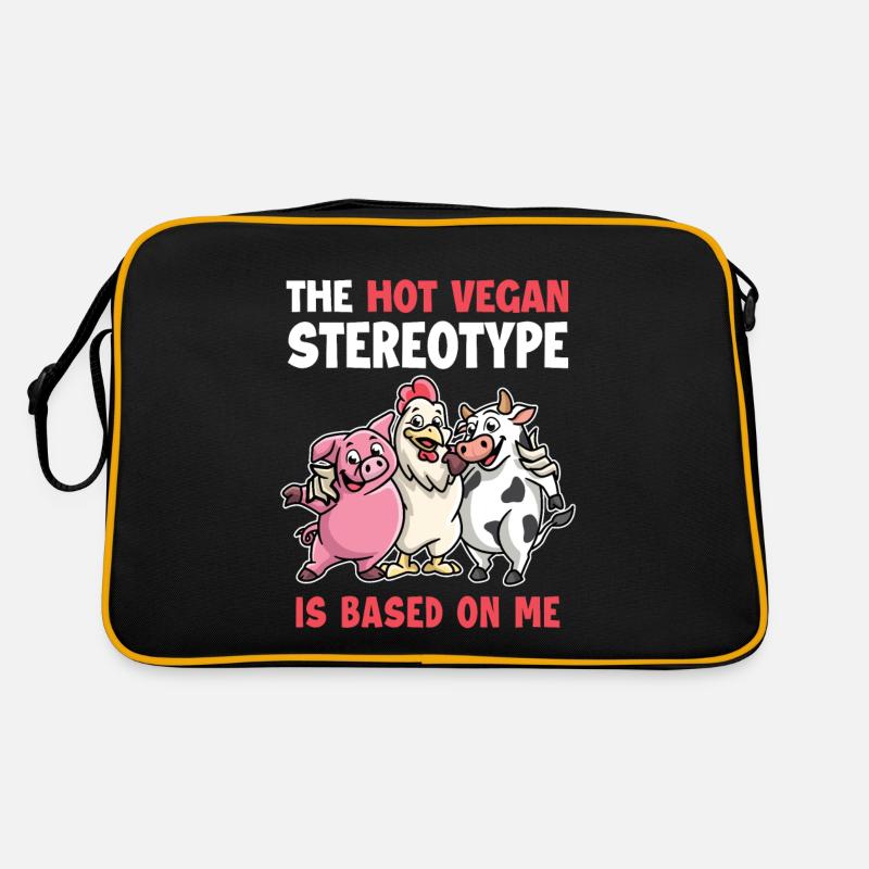Hot Vegan Stereotype is Based On Me Plant-Based Retro Bag