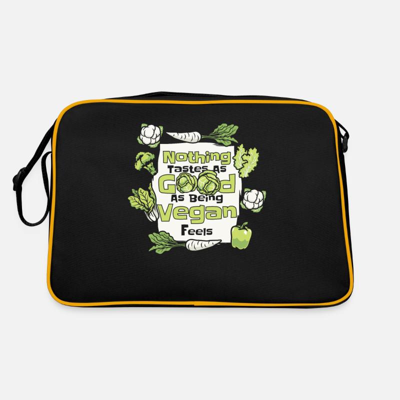 Nothing Tastes As Good As Being Vegan Feels Vegan Retro Bag