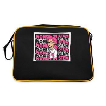 Women In STEM STEM Scientist Empowering Women - Retro Bag - black/gold - Back