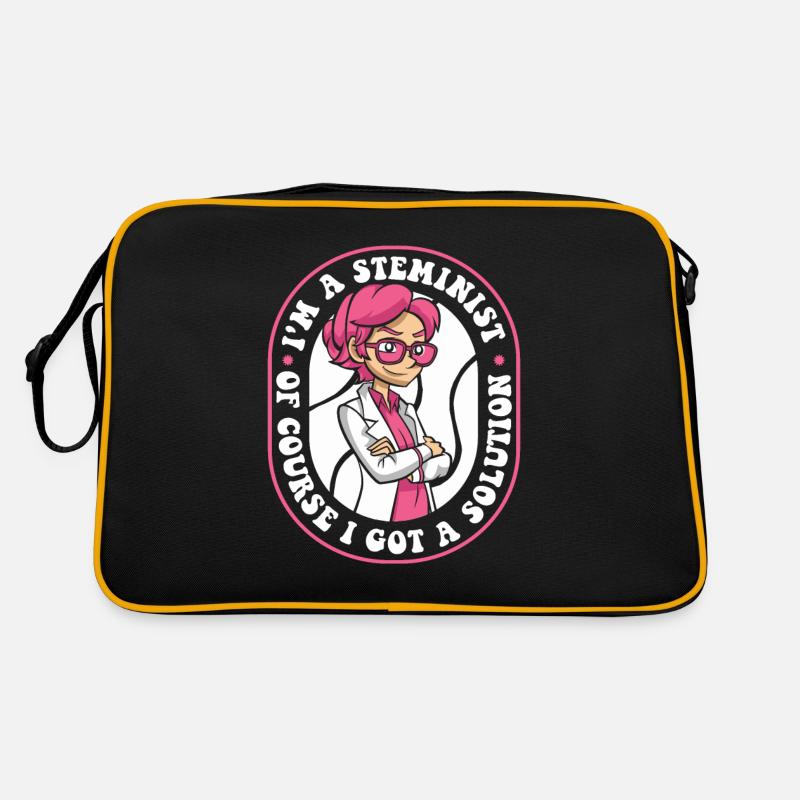 Natürlich habe ich eine Lösung Scientist MINT Retro Tasche