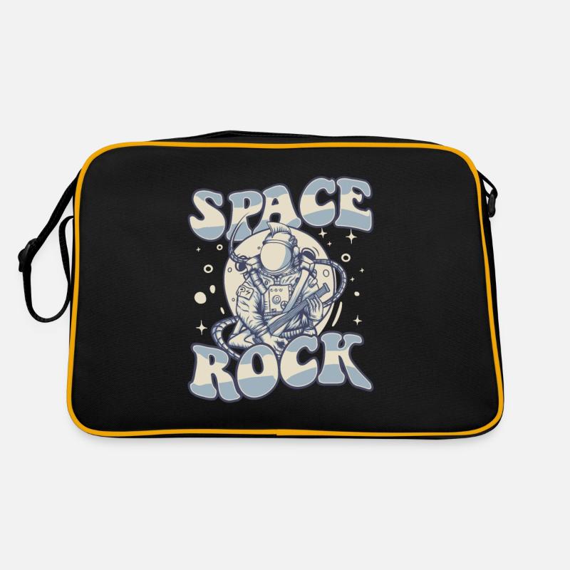 Space Rock Taikonaut Cosmonaut Spaceship Retro Bag