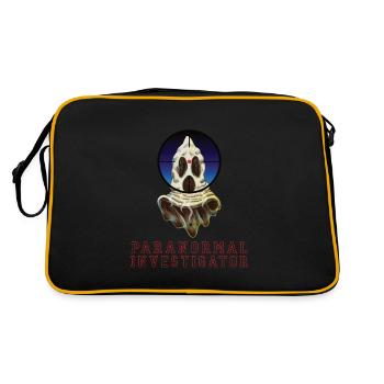 Enquêteur paranormal à la chasse aux fantômes - Sac Retro - noir/or - Dos
