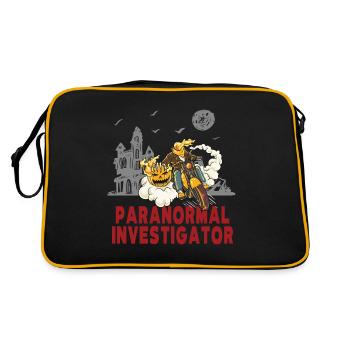 Enquêteur paranormal à la chasse aux fantômes - Sac Retro - noir/or - Dos