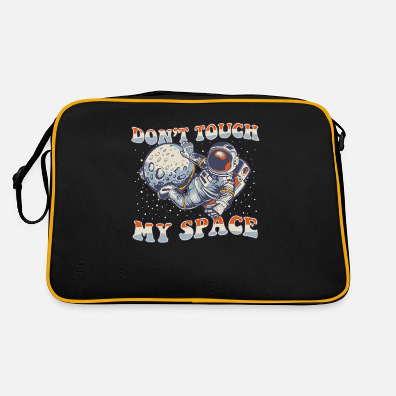 Don't Touch My Space Taikonaut Cosmonaut Astronaut Retro Bag