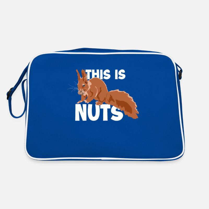 This Is Nuts Fox Squirrel Grey Squirrel Retro Bag
