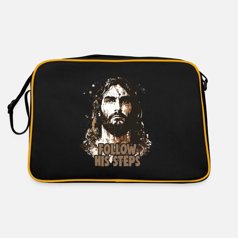 Christian Quotes Designs Suivez ses pas Sac Retro