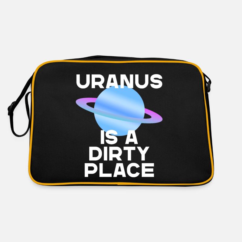 Uranus Humorous Space Design Saying Retro Bag