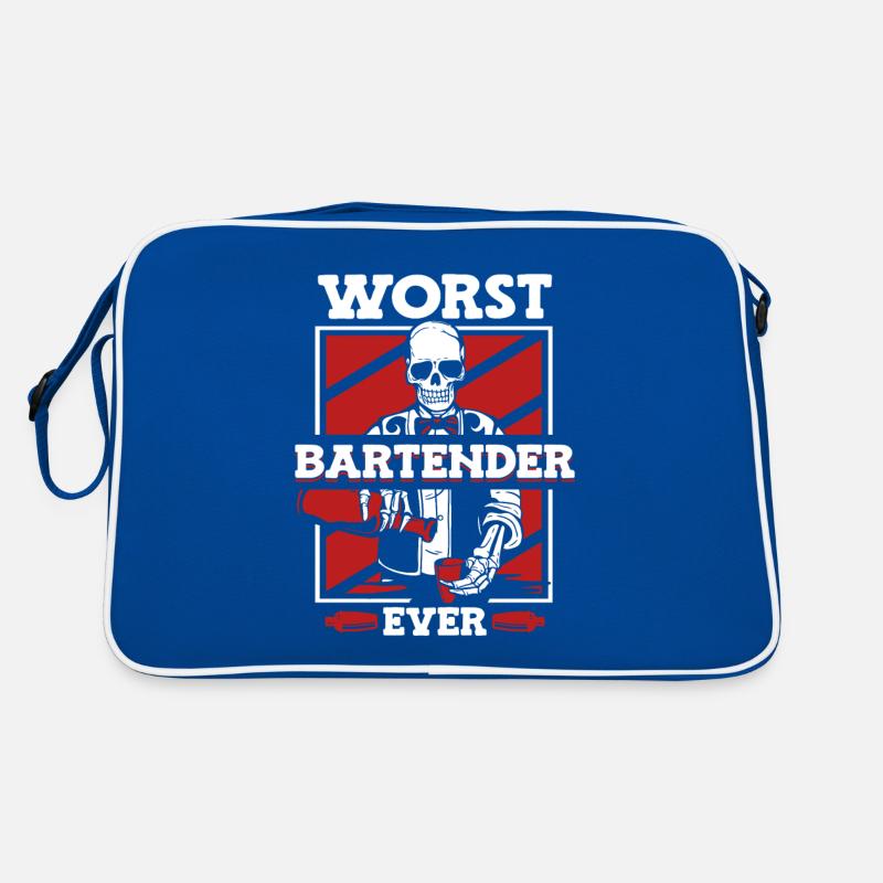 Worst Bartender Ever Mixologist Barmann Bartender Retro Tasche