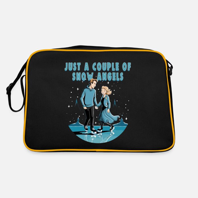 Ice skater Ice skating Ice skating Retro Bag