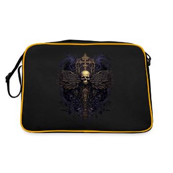 Croix gothiques design victorien - Sac Retro - noir/or - Dos
