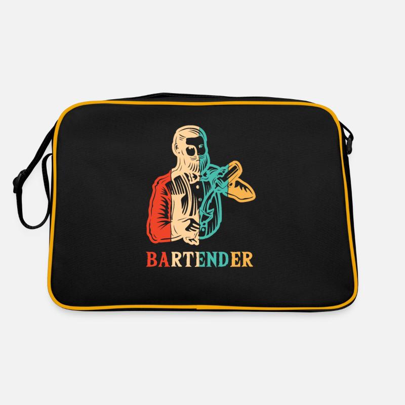 Barman rétro Barman Mixologue Barmaid Sac Retro