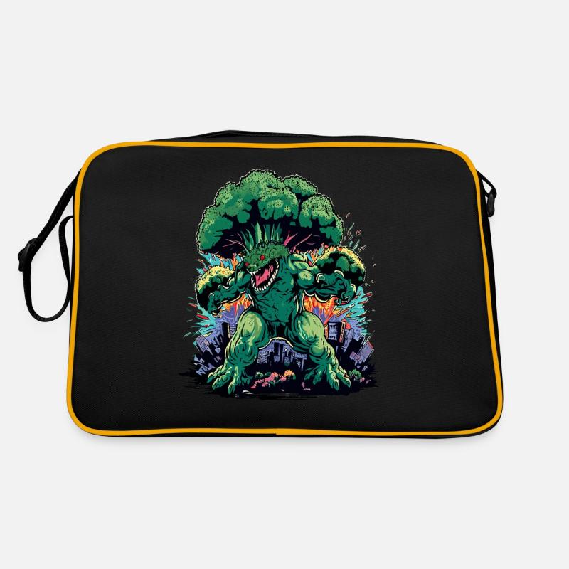 Brokkozilla monstre géant de brocoli Sac Retro