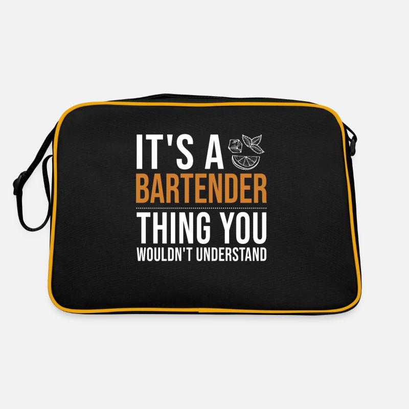 C’est un truc de barman Barman Barman Barmaid Sac Retro