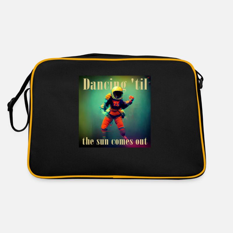 Danser jusqu’à ce que le soleil sorte cosmonaute Sac Retro