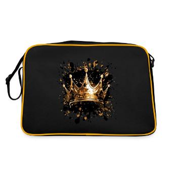 Couronne Splat Or - Sac Retro - noir/or - Dos