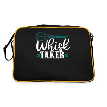 Preneur de fouet Boulangerie Confiseur Hobby Boulanger Boulanger - Sac Retro - noir/or - Dos
