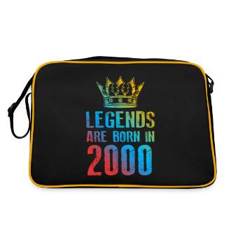 2000 legends born in - Retro Bag - black/gold - Back