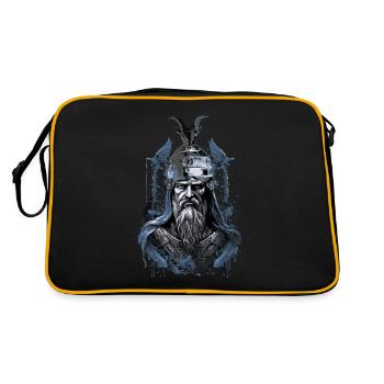 Skanderbeg albanais Kosovo Designs pour les Albanais - Sac Retro - noir/or - Dos
