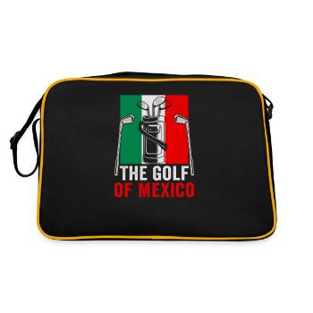 Instructeur de golf Golfeur Design pour les golfeurs - Sac Retro - noir/or - Dos