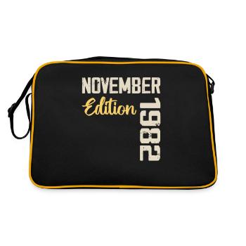 Born in November 1982 - Edition 1982 - Retro Bag - black/gold - Back