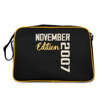 Born in November 2007 - Edition 2007 - Retro Bag - black/gold - Back