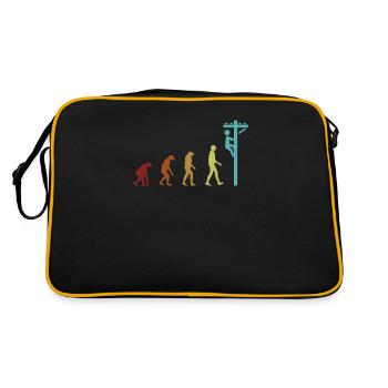 Electrician Evolution Electronics Technician Electrician - Retro Bag - black/gold - Back
